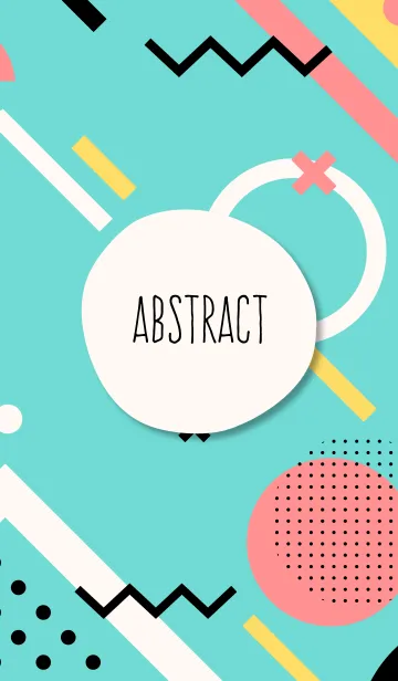 [LINE着せ替え] Abstract Geometric Viking Greenの画像1