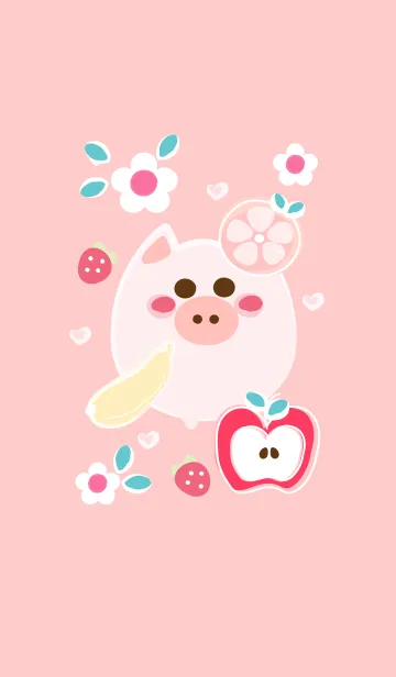 [LINE着せ替え] baby pig 96の画像1