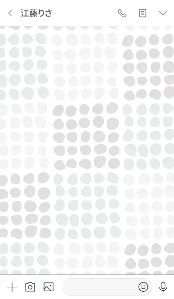 [LINE着せ替え] まめまめいろいろブルー系2の画像3