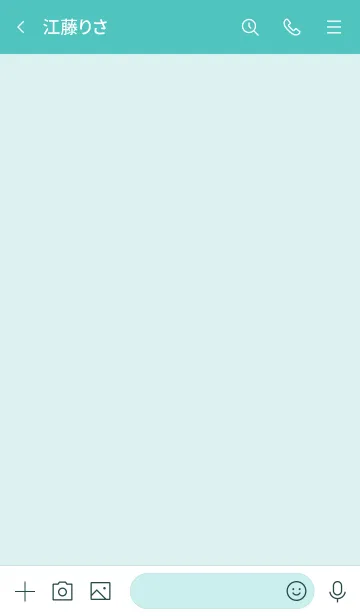 [LINE着せ替え] シンプル_グリーン10の画像3