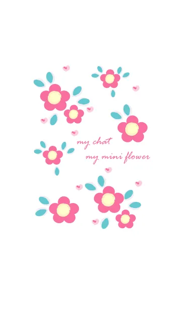 [LINE着せ替え] My chat my mini flower 23の画像1