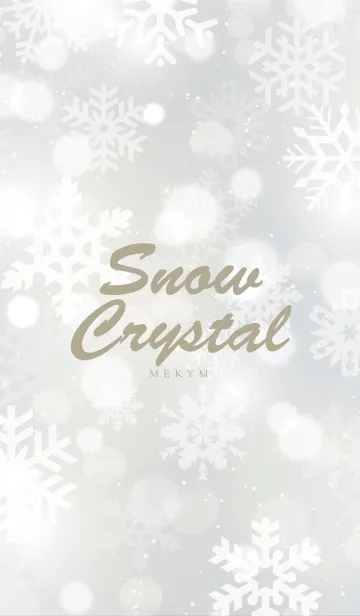 [LINE着せ替え] -Snow Crystal- MEKYM 15の画像1