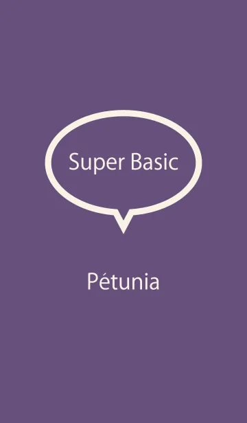 [LINE着せ替え] Super Basic Petuniaの画像1