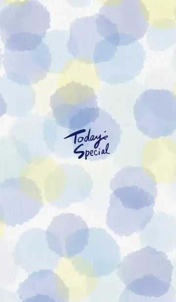 [LINE着せ替え] 水彩水玉 Special2の画像1