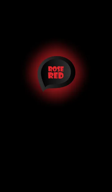 [LINE着せ替え] Rose Red Button In Black V.3 (JP)の画像1