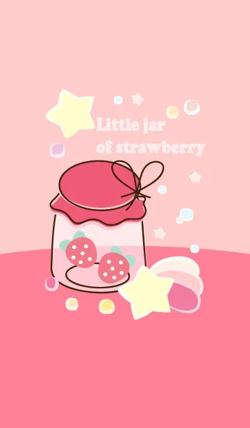 [LINE着せ替え] little jar of strawberry 23の画像1