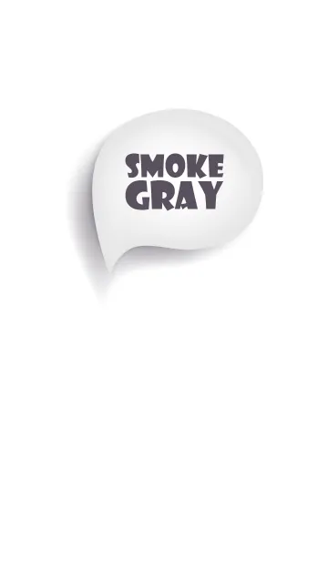 [LINE着せ替え] Smoke Grey & White Vr.1 (JP)の画像1