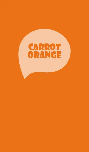 [LINE着せ替え] Carrot Orange Vr.5 (JP)の画像1