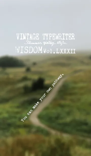 [LINE着せ替え] VINTAGE TYPEWRITER WISDOM Vol.LXXXIIの画像1