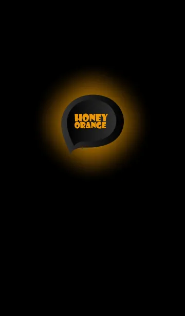 [LINE着せ替え] Honey Orange Button In Black V.3 (JP)の画像1