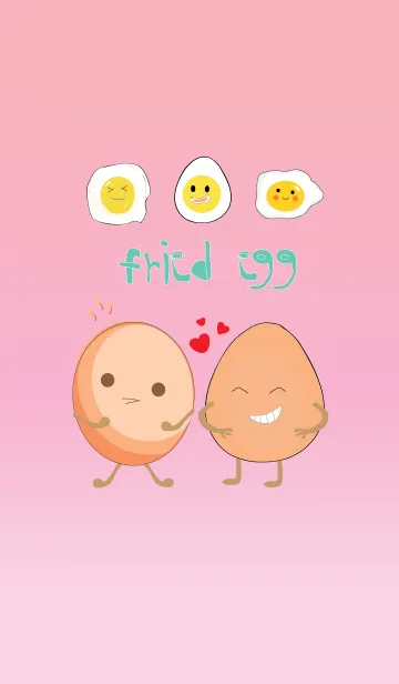 [LINE着せ替え] Eggs and cute little fried eggs v1の画像1