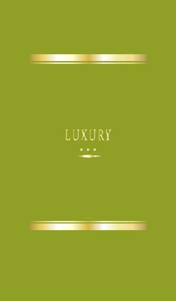 [LINE着せ替え] 黄緑 : ラグジュアリーな着せ替えの画像1