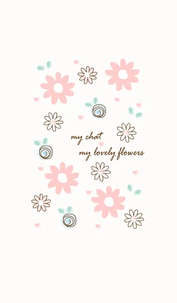 [LINE着せ替え] My chat my lovely flowers 15の画像1