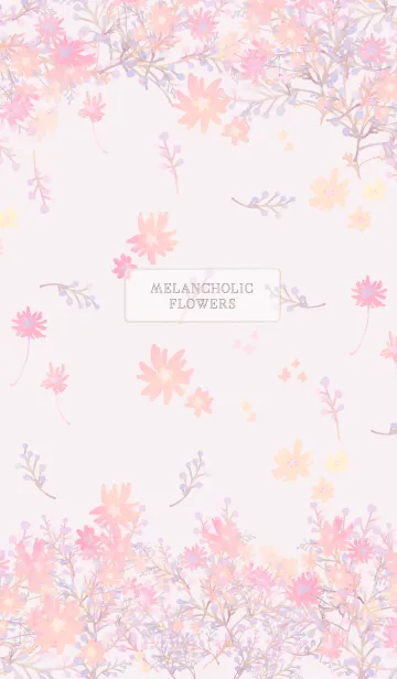 [LINE着せ替え] Melancholic Flowers 14の画像1