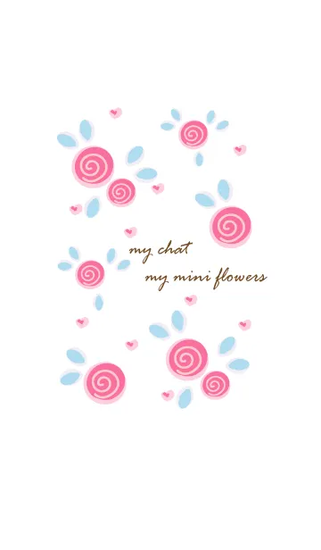 [LINE着せ替え] My chat my mini flowers 25の画像1