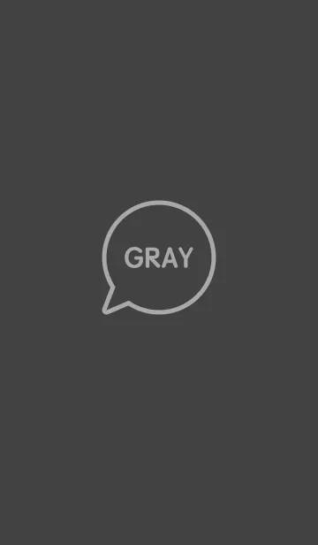 [LINE着せ替え] Simple Gray No.4-5の画像1