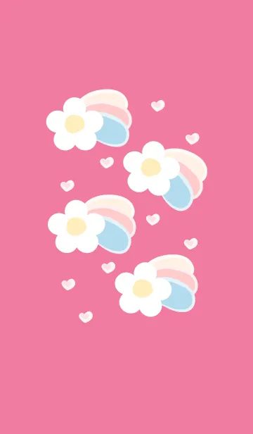 [LINE着せ替え] mini flower and shooting stars 24の画像1