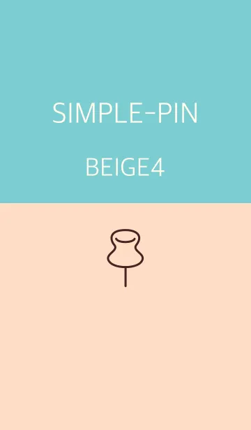 [LINE着せ替え] シンプルピン ベージュ4の画像1