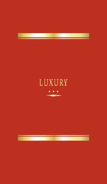 [LINE着せ替え] 赤 : ラグジュアリーな着せ替えの画像1