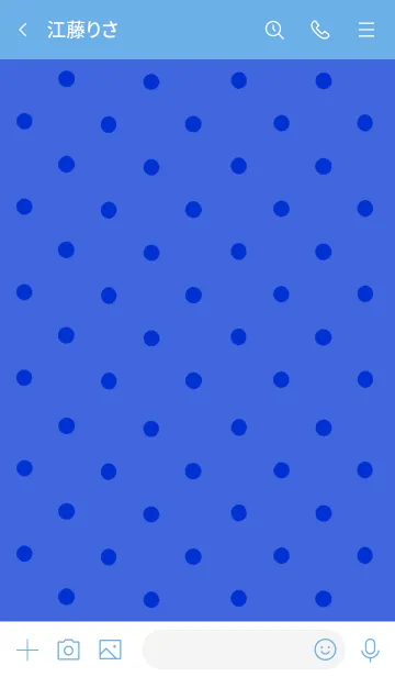 [LINE着せ替え] シンプル ドット 034の画像3