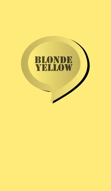[LINE着せ替え] Blonde Yellow Button V.3 (JP)の画像1