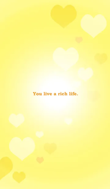 [LINE着せ替え] You live a rich life.の画像1