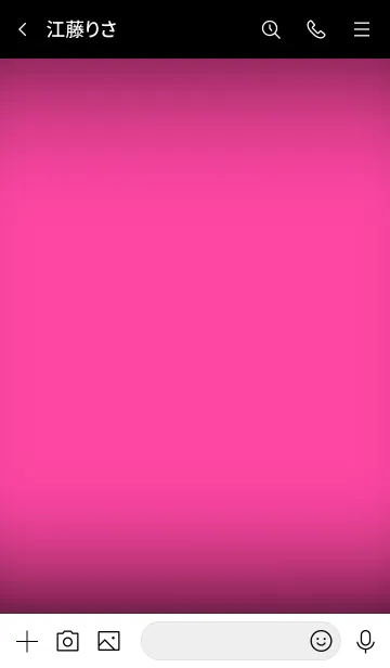 [LINE着せ替え] Pink Button In Black V.3 (JP)の画像3