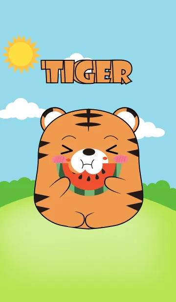 [LINE着せ替え] Fat Tiger Theme (JP)の画像1