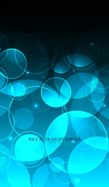 [LINE着せ替え] NILE BLUE LIGHT CIRCLEの画像1