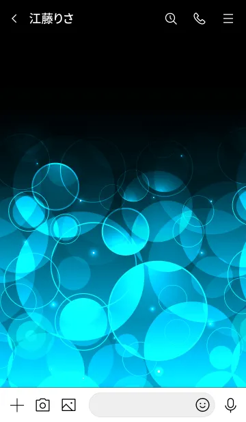 [LINE着せ替え] NILE BLUE LIGHT CIRCLEの画像3