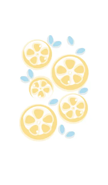 [LINE着せ替え] Sliced lemon theme 58の画像1