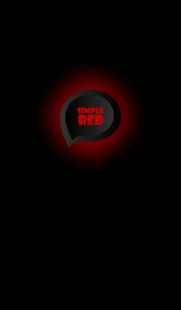 [LINE着せ替え] Red Button In Black V.3 (JP)の画像1