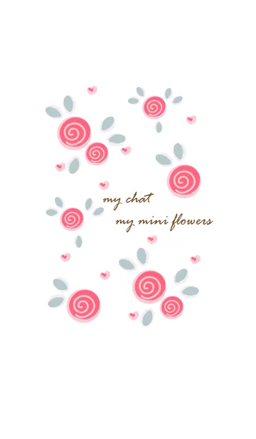 [LINE着せ替え] My chat my mini flowers 26の画像1