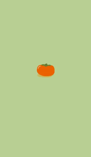 [LINE着せ替え] シンプルな柿の画像1