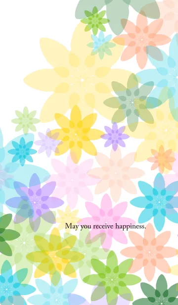 [LINE着せ替え] May you receive happiness.の画像1