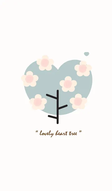 [LINE着せ替え] Lovey heart tree with lovely flower 48の画像1