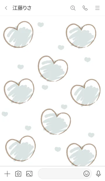 [LINE着せ替え] Sweet mini heart new version 34の画像3