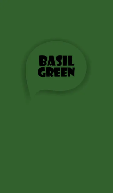 [LINE着せ替え] Love Basil Green Button V.3 (JP)の画像1