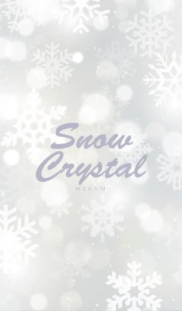 [LINE着せ替え] -Snow Crystal- MEKYM 18の画像1