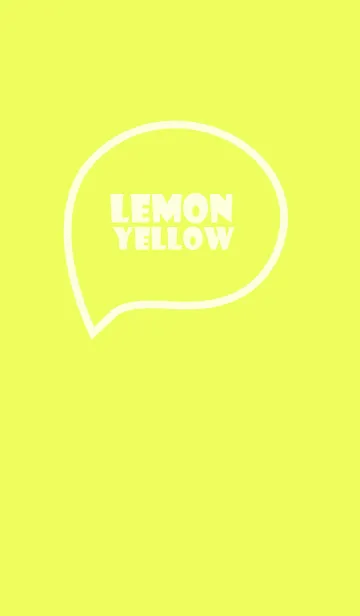 [LINE着せ替え] Love Lemon Yellow Vr.5 (JP)の画像1
