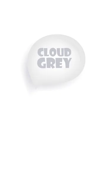 [LINE着せ替え] Cloud Grey & White Vr.2 (JP)の画像1