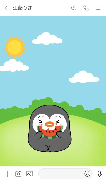 [LINE着せ替え] Fat Penguin Theme (JP)の画像3