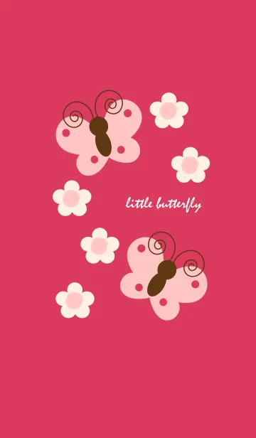 [LINE着せ替え] vintage butterfly theme 57の画像1