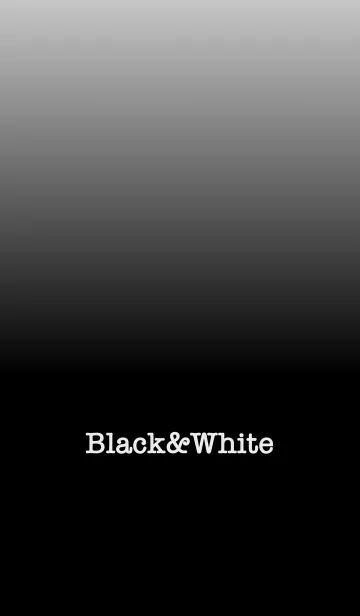 [LINE着せ替え] シンプル 白と黒 ロゴ無し No.6-3の画像1