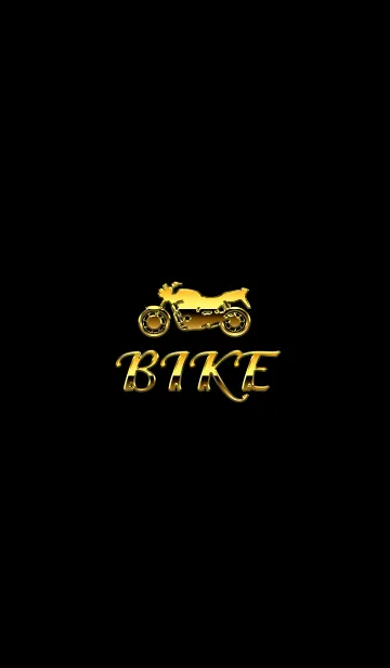 [LINE着せ替え] バイク BIKE GOLDの画像1