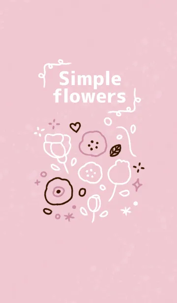 [LINE着せ替え] ＊Simple flowers.＊の画像1