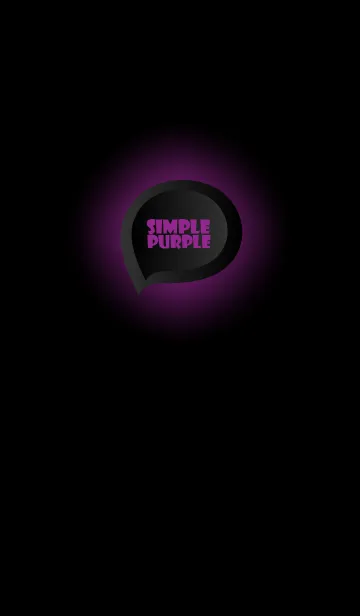 [LINE着せ替え] Purple Button In Black V.3 (JP)の画像1