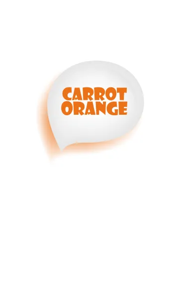 [LINE着せ替え] Carrot Orange & White Vr.2 (JP)の画像1