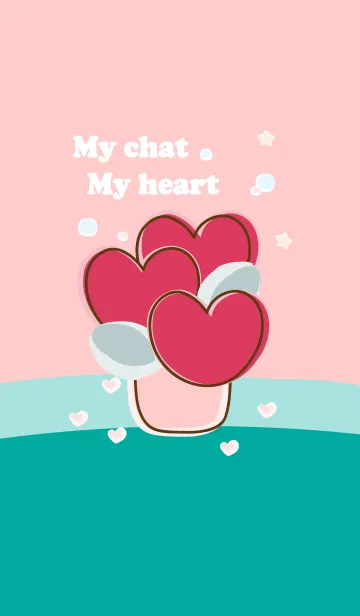 [LINE着せ替え] My chat my heart flower 26の画像1