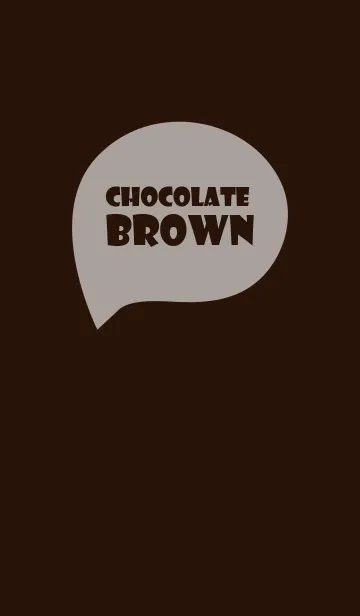 [LINE着せ替え] Chocolate Brown Vr.5 (JP)の画像1